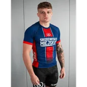 Kimona, stroje i obuwie - Środowisko Miejskie Rashguard Krótki Rękaw Fusion Navy/Red - miniaturka - grafika 1