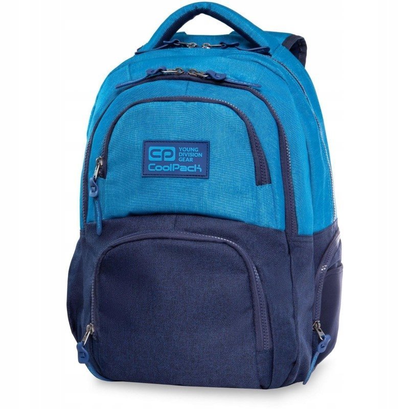 PLECAK SZKOLNY 2-KOMOROWY XL 28L MELANGE BLUE NIEBIESKO-GRANATOWY COOLPACK