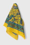 Apaszki i szaliki męskie - Polo Ralph Lauren apaszka jedwabna kolor żółty wzorzysta 712926115 - miniaturka - grafika 1