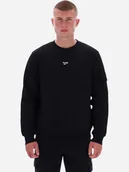 Bluzy męskie - Bluza bez kaptura męska Reebok Peter Cargo Pocket Crewneck 100240684 XL Czarna (1200175360766). Bluzy bez kaptura męskie - miniaturka - grafika 1