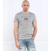 Koszulki męskie - Gant T-shirt SHIELD SS | Regular Fit - miniaturka - grafika 1