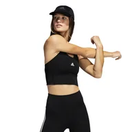 Bielizna sportowa damska - Biustonosz damski adidas  Running Medium-Support Pocket Black S DD - miniaturka - grafika 1