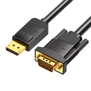 Vention, Kabel DisplayPort do VGA 3m  HBLBI , czarny - Kable - miniaturka - grafika 1