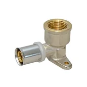 Akcesoria hydrauliczne - Kolano pex montażowe zaprasowywane 1/2" x 16 gwint wewnętrzny - miniaturka - grafika 1