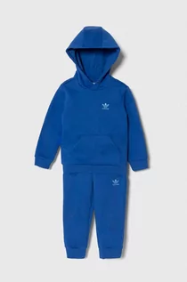 Dresy i komplety dla chłopców - adidas Originals dres dziecięcy kolor niebieski - grafika 1