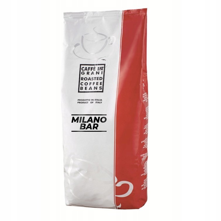 Kawa ziarnista włoska Milano Bar kawa mieszana arabica robusta 1kg