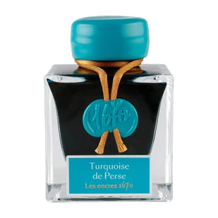 Atrament Jacques Herbin Prestige 1670 50ml Turquoise de Perse - Naboje i atramenty - miniaturka - grafika 1