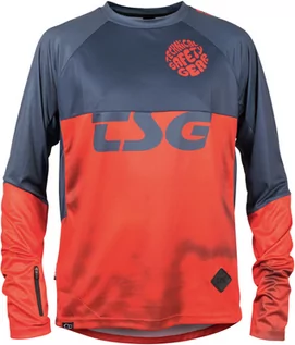 Koszulki rowerowe - TSG TSG Sp6 Longsleeve Jersey, czerwony/niebieski XL 2022 Koszulki MTB i Downhill 384204-red blue-XL - grafika 1