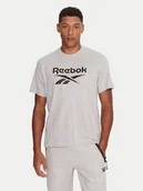 Koszulki męskie - Reebok T-Shirt RK25141CCM Szary Regular Fit - miniaturka - grafika 1