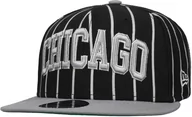 Czapki i chusty sportowe męskie - Czapka 9Fifty White Sox Stripes by New Era, czarny, One Size - miniaturka - grafika 1