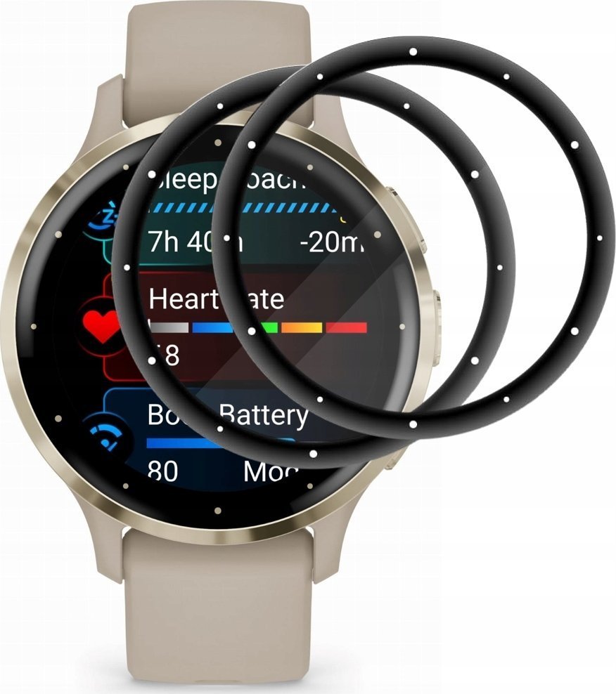 Wozinsky 2x Full Glue Garmin Venu 3S 41mm