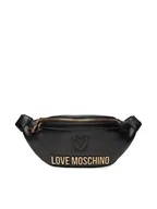 Nerki - LOVE MOSCHINO Saszetka nerka JC4363PP0LK1200A Czarny - miniaturka - grafika 1