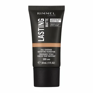 Rimmel Podkład Lasting Matte Foundation 300 Sand - Podkłady do twarzy - miniaturka - grafika 1