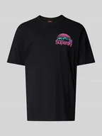 Koszulki męskie - T-shirt z detalem z logo - miniaturka - grafika 1