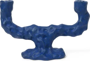 Świecznik Dito niebieski podwójny - Świeczniki - miniaturka - grafika 1