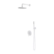 Stelaże i zestawy podtynkowe do WC - OMNIRES SYSY35WM Y System prysznicowy podtynkowy, biały mat - miniaturka - grafika 1
