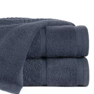 Ręczniki - Ręcznik bawełniany granatowy KALIA 70x140 EUROFIRANY - miniaturka - grafika 1