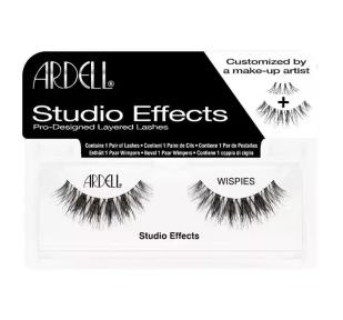 Ardell Studio Effects Wispies 1 para sztucznych rzęs Black - Sztuczne rzęsy i akcesoria - miniaturka - grafika 2