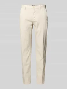 Chinosy o kroju shaped fit z mieszanki bawełny model ‘STIG’ - Spodnie męskie - miniaturka - grafika 1