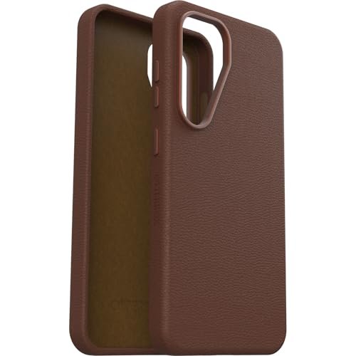 Etui OtterBox Symmetry Series Cactus Leather Etui do Samsung Galaxy S25, odporne na upadek, smukłe etui ochronne, trzykrotnie wyższa wytrzymałość niż wymagana zgodnie z normą wojskową, Brązowy