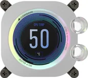 Chłodzenie wodne - Corsair Corsair Hydro X Series XC7 RGB Elite LCD CPU Wasserblock LGA 1700, AM4 / AM5 - wei CX-9010024-WW - miniaturka - grafika 1