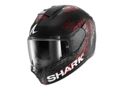 Kaski motocyklowe - Kask Integralny Shark Ridill 2 Speed-Vib Czarny/Antracyt/CzerwonyXS - miniaturka - grafika 1