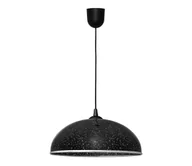 Lampy sufitowe - Żyrandol na lince CIRCLE 1xE27/60W/230V czarny - miniaturka - grafika 1