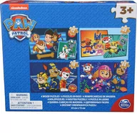 Puzzle - PSI PATROL - PUZZLE DREWNIANE 4w1 - 6040049 - miniaturka - grafika 1