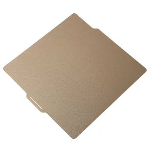 Dwustronna płyta konstrukcyjna 257x257 mm, płyta konstrukcyjna PEI do drukarek 3D, dwustronny arkusz PEI, płyta konstrukcyjna do drukarek 3D, płyta stalowa do drukarek 3D, płyta stalowa na gorąco - Filamenty i akcesoria do drukarek 3D - miniaturka - grafika 1