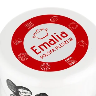 Garnek emaliowany Emalia Polska Pleszew Fruits by Mateusz Gessler 18 cm 2,65 l - Garnki - miniaturka - grafika 6