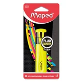 Zakreślacze - Zakreślacz Fluo Peps żółty blister - miniaturka - grafika 1