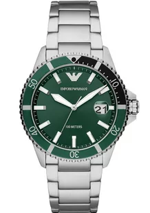 Zegarek Emporio Armani Zegarek AR11338 DIVER - Zegarki męskie - miniaturka - grafika 3