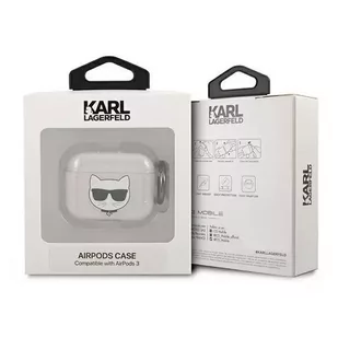 Karl Lagerfeld KLA3UCHGS AirPods 3 cover srebrny/silver Glitter Choupette - Akcesoria do słuchawek - miniaturka - grafika 3