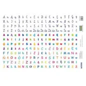 Przybory szkolne - Naklejki Litery/Alfabet 240 naklejek) - miniaturka - grafika 1