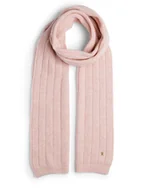 Apaszki i szaliki damskie - Tommy Hilfiger Damski szalik z zawartością alpaki Kobiety Sztuczne włókno różowy jednolity, ONE SIZE - miniaturka - grafika 1