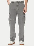 Spodnie męskie - Guess Jeans Jeansy M5GA88D5LW2 Szary Relaxed Fit - miniaturka - grafika 1