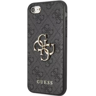 Guess GUHCI84GMGGR iPhone 7/8/SE 2020/ 2022 szary/grey hardcase 4G Big Metal Logo - Etui i futerały do telefonów - miniaturka - grafika 2