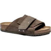 Klapki i japonki męskie - Birkenstock Klapki Kyoto | zamsz - miniaturka - grafika 1