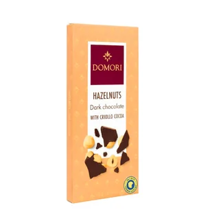 Domori czekolada ciemna z orz. laskowymi 75g - Czekolada - miniaturka - grafika 1