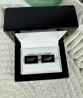 Spinki do mankietów i krawatów - SPINKI DO MANKIETÓW koszuli mankietu 007 Bond - miniaturka - grafika 1