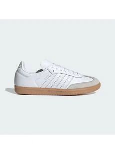 adidas Skórzane sneakersy "Samba OG" w kolorze biało-beżowym - Trampki damskie - miniaturka - grafika 1