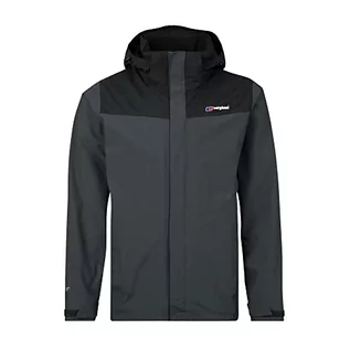 Kurtki męskie - Berghaus Hillwalker męska kurtka przejściowa, hardshell, Gore-Tex, wodoszczelna kurtka, szary, xxl - grafika 1