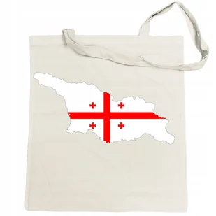 Gruzja Torba Na Zakupy Flaga Ekologiczna - Torby i wózki na zakupy - miniaturka - grafika 1