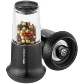 Pojemniki na przyprawy - Gefu Młynek do soli lub pieprzu X-Plosion mały czarny powlekany G-34626 - miniaturka - grafika 1