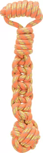 Trixie Sznur Szarpak Wiązany Z Piłka 38 cm - Zabawki dla psów - miniaturka - grafika 1