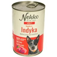 Mokra karma dla psów - NEKKO Adult Indyk, Burak, Ostropest 400 g - miniaturka - grafika 1