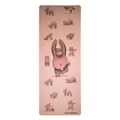 Maty do jogi - Mata do jogi | zamszowa | Hipopotam | gimnastyka - miniaturka - grafika 1