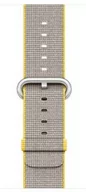 Akcesoria do smartwatchy - Oryginalny Pasek Apple Watch Nylon Yellow / L.Gray 38mm - miniaturka - grafika 1