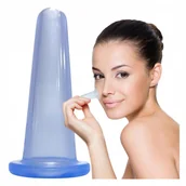 Akcesoria do masażu - Bańka Silikonowa Do Masażu Twarzy Duża - miniaturka - grafika 1