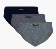 Majtki męskie - Bawełniane slipy męskie Atlantic 3MP-148 Classic 3-pak zielone - miniaturka - grafika 1